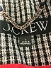 J.Crew Houndstooth Gray Trenchcoat Size 6 - photo 6