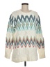 Talbots Chevron-herringbone Ivory Pullover Sweater Size M - photo 1