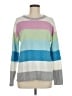 Talbots Color Block Gray Pullover Sweater Size M - photo 1