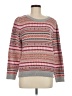 Talbots Print Pink Pullover Sweater Size M - photo 1