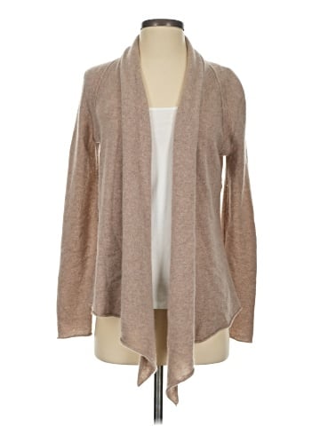 Aqua Cashmere Cardigan (view 1)