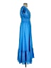Taylor 100% Polyester Blue Casual Dress Size S - photo 4