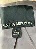 Banana Republic 100% Polyester Ivory Coat Size L - photo 3