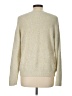 Ann Taylor LOFT Metallic Gold Pullover Sweater Size L - photo 2