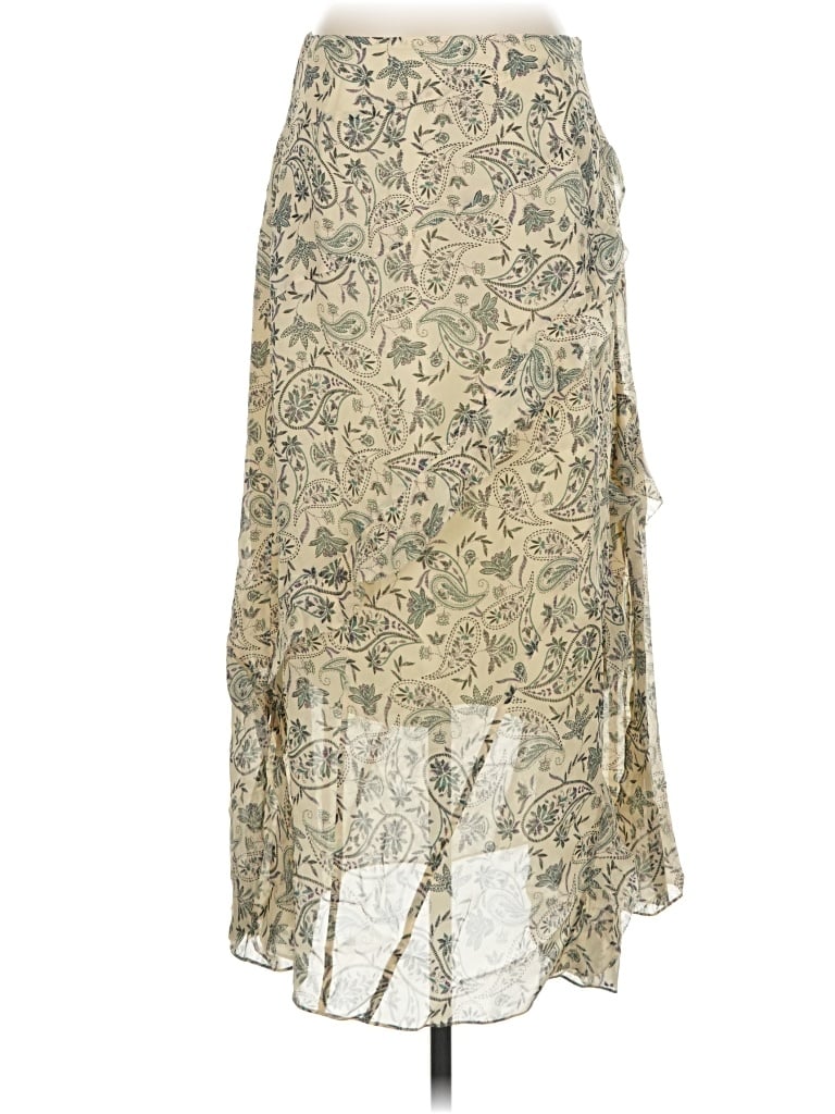 Pre-owned Joie Silk Skirt In Ivory