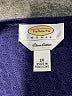 Talbots 100% Pima Cotton Chevron-herringbone Purple Pullover Sweater Size 1X - photo 7