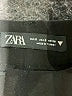 Zara Solid Black Shorts Size S - photo 3
