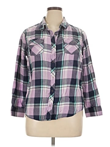 Arizona Jean Company 3/4 Sleeve Button-Down Shirt (view 1)