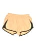 Nike 100% Polyester Color Block Yellow Athletic Shorts Size S - photo 1