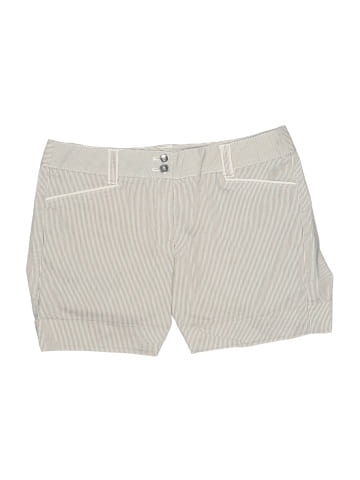 White House Black Market Khaki Shorts (view 1)