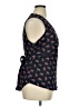 Attention 100% Polyester Black Sleeveless Blouse Size XL - photo 4