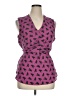 Attention 100% Polyester Purple Sleeveless Blouse Size XL - photo 1