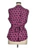 Attention 100% Polyester Purple Sleeveless Blouse Size XL - photo 2