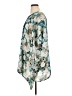 Catherines 100% Polyester Teal Kimono Size 0X - photo 5