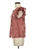 Hinge Pink Short Sleeve Blouse Size M - photo 5