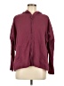 Halogen 100% Polyester Burgundy Zip Up Hoodie Size M - photo 1
