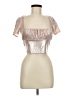 ASOS Design Metallic Silver Tube Top Size 6 - photo 1