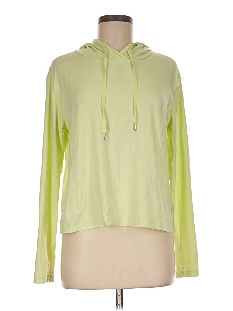 Pre-owned Layer 8 Pullover Hoodie In Green