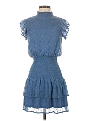 Aqua Cocktail Dress (view 1)
