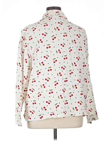 American Eagle Outfitters Long Sleeve Blouse (view 2)