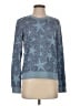 Lucky Brand Stars Blue Pullover Sweater Size S - photo 1
