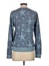 Lucky Brand Stars Blue Pullover Sweater Size S - photo 2