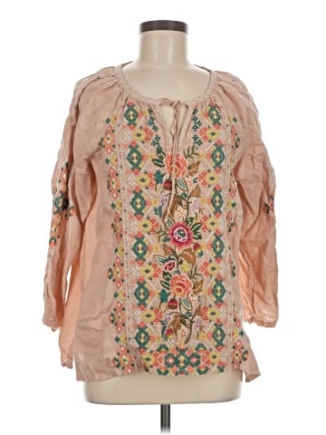 Johnny Was 3/4 Sleeve Blouse (view 1)