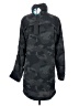 ANORAK 100% Nylon Camo Black Raincoat Size XS - photo 2