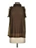 Glam 100% Polyester Brown Sleeveless Blouse Size S - photo 1