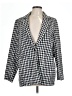 Sanctuary Houndstooth Silver Blazer Size L - photo 1