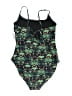 Old Navy Print Green One Piece Swimsuit Size L - photo 2
