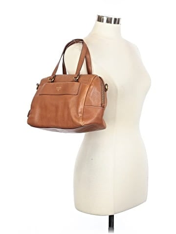 Fossil Leather Satchel (view 2)