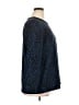 Coldwater Creek Animal Print Blue Pullover Sweater Size 1X - photo 4