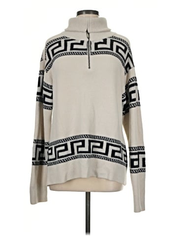 Aqua Pullover Sweater (view 1)