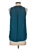 Lily White 100% Polyester Teal Sleeveless Blouse Size S - photo 2