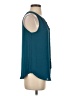 Lily White 100% Polyester Teal Sleeveless Blouse Size S - photo 4