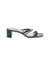 Reformation 100% Polyester Green Sandals Size 7 1/2 - photo 1