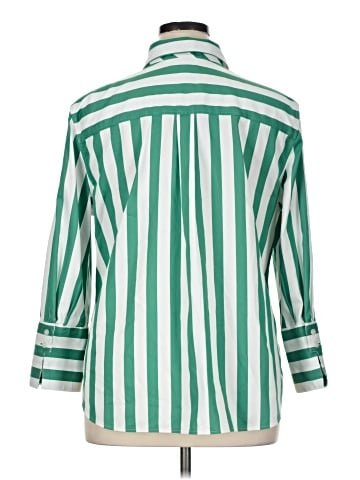 Chico's 3/4 Sleeve Button-Down Shirt (view 2)