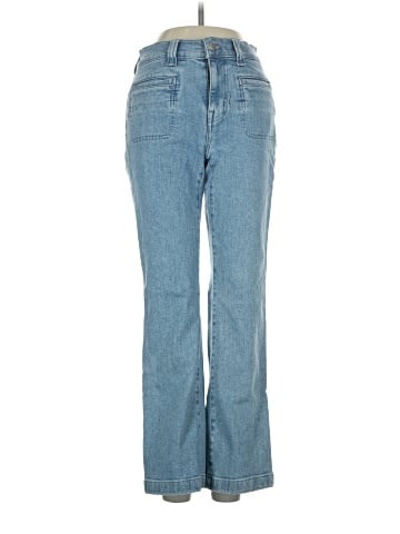 Madewell Kick Out Crop Jeans in Penman Wash: Patch Pocket Edition (view 1)