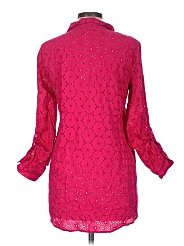 Nicole Miller Artelier 3/4 Sleeve Button-Down Shirt (view 2)