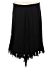 JS Collections 100% Polyester Solid Black Formal Skirt Size 4 - photo 1