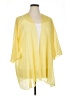 Susan Graver 100% Polyester Yellow Kimono Size 1X - photo 1