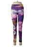 Reebok Graphic Purple Yoga Pants Size M - photo 1