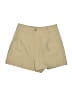 Unbranded Solid Tan Khaki Shorts Size L - photo 1