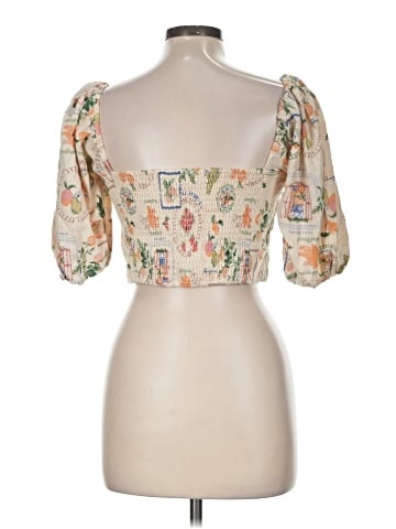 Abercrombie & Fitch 3/4 Sleeve Blouse (view 2)