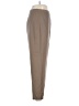 Talbots 100% Wool Solid Tan Brown Wool Pants Size 8 - photo 4