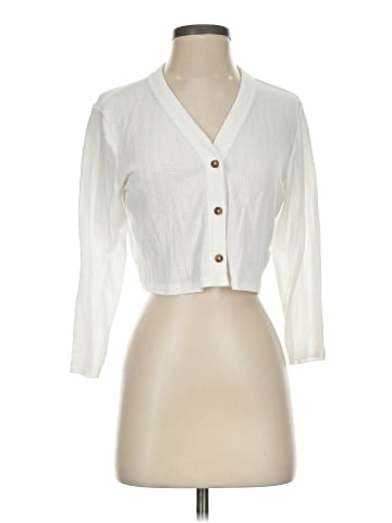 Maurices 3/4 Sleeve Button-Down Shirt (view 1)
