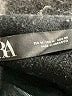 Zara 100% Acetate Black Coat Size M - photo 6