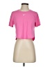 Nike 100% Polyester Pink Active T-Shirt Size S - photo 1