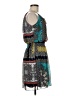 En Focus Studio 100% Polyester Paisley Teal Casual Dress Size 6 - photo 4